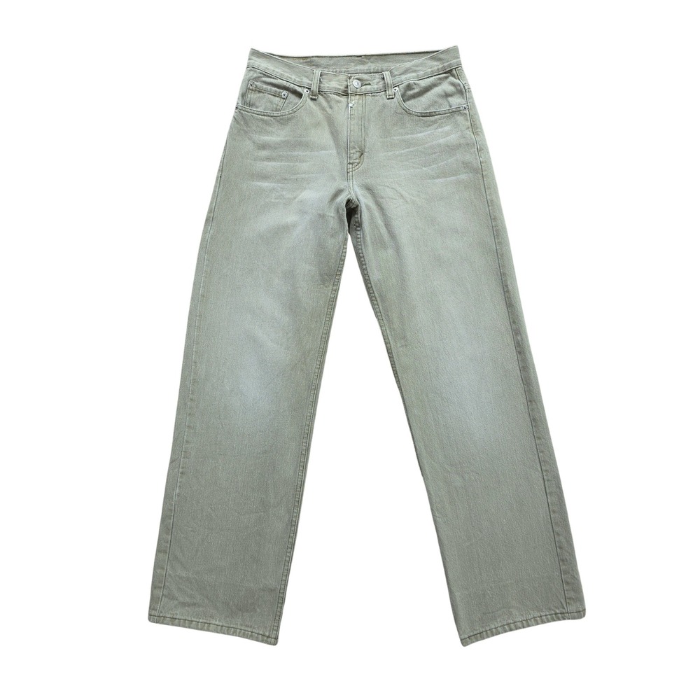 Vintage Levis 577 Jeans Size 32x31 Green‎ Lower Rise Loose Fit 2000s Y2K Sage